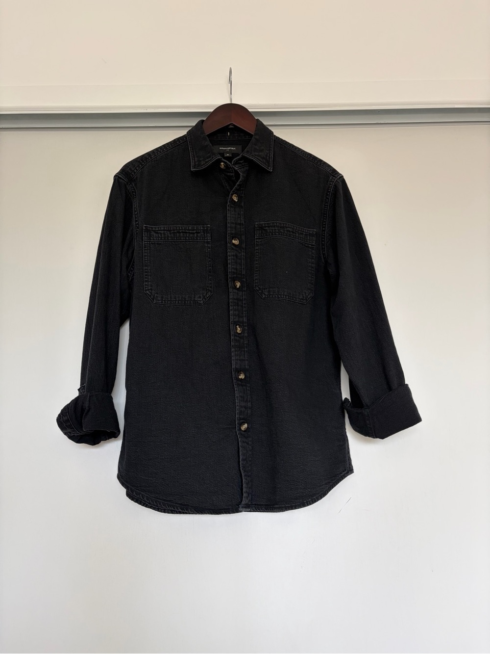 Banana Republic BlackDenim Button-Down Shirt